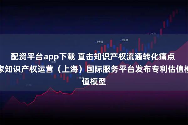 配资平台app下载 直击知识产权流通转化痛点 国家知识产权运营（上海）国际服务平台发布专利估值模型